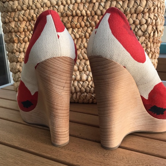 YSL Marimekko Collaboration Platform Size 9 in good preowned condition no flaws - Picture 5 of 8